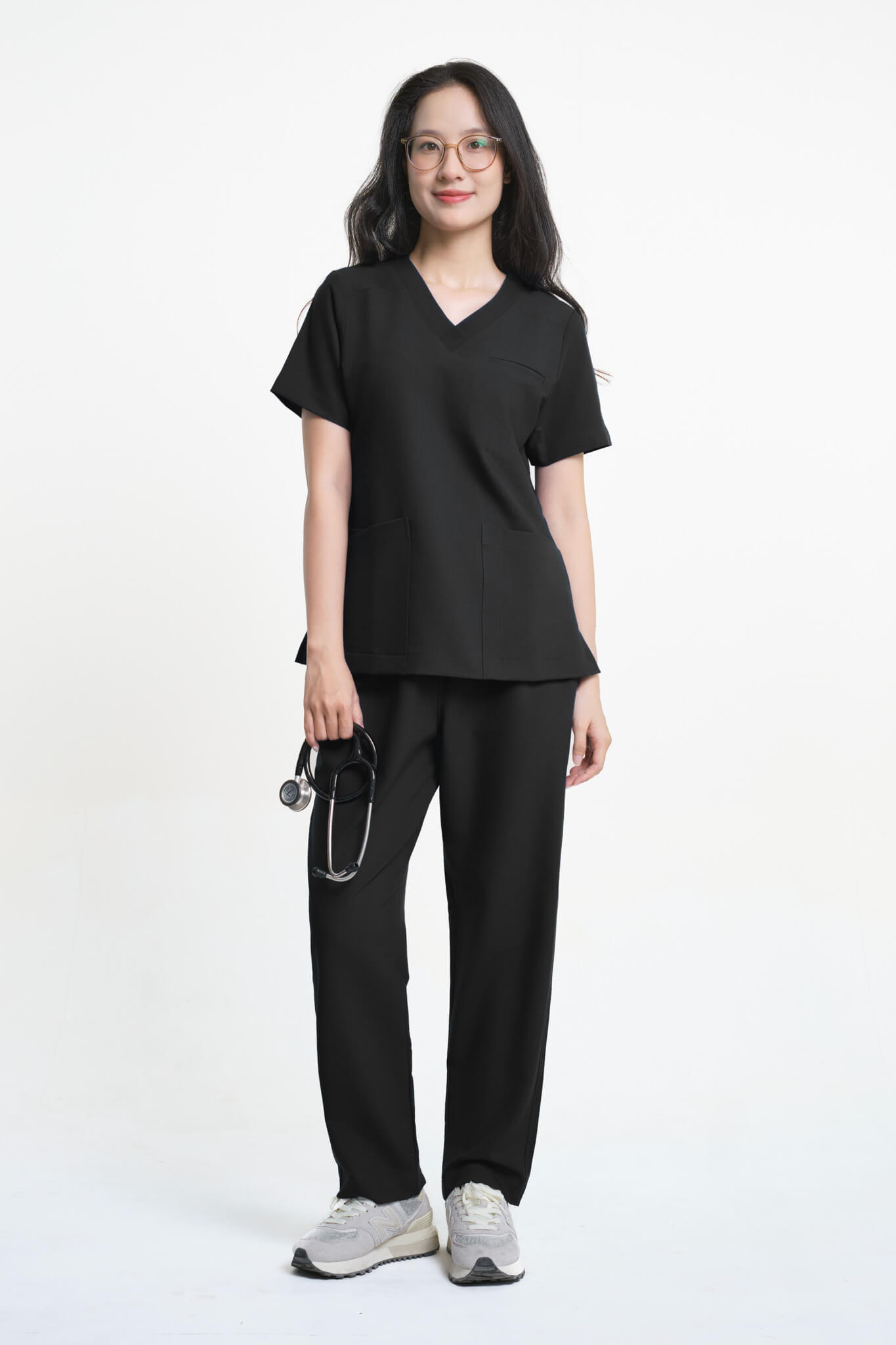 Plus Scrubs Nữ Black