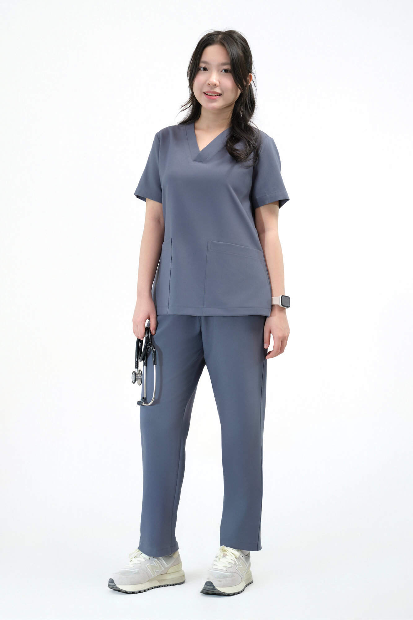 Scrub Basic Nữ Gray